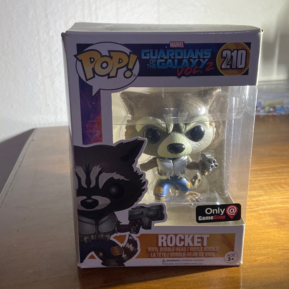 Guardians of the galaxy rocket pop doll